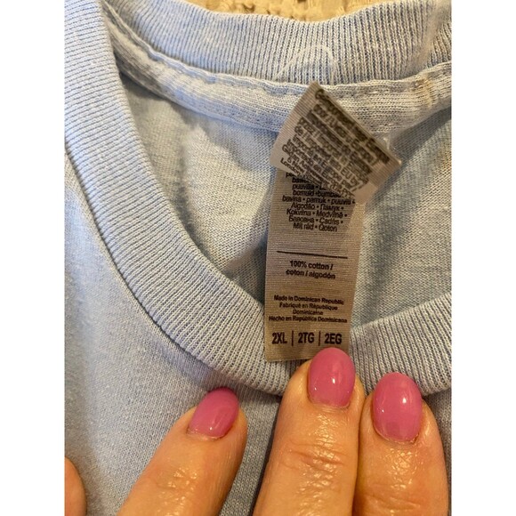 Bundle of  2 Womens  T Shirts  Plus Size 2X Red Cross & Walk by Faith - Picture 3 of 11